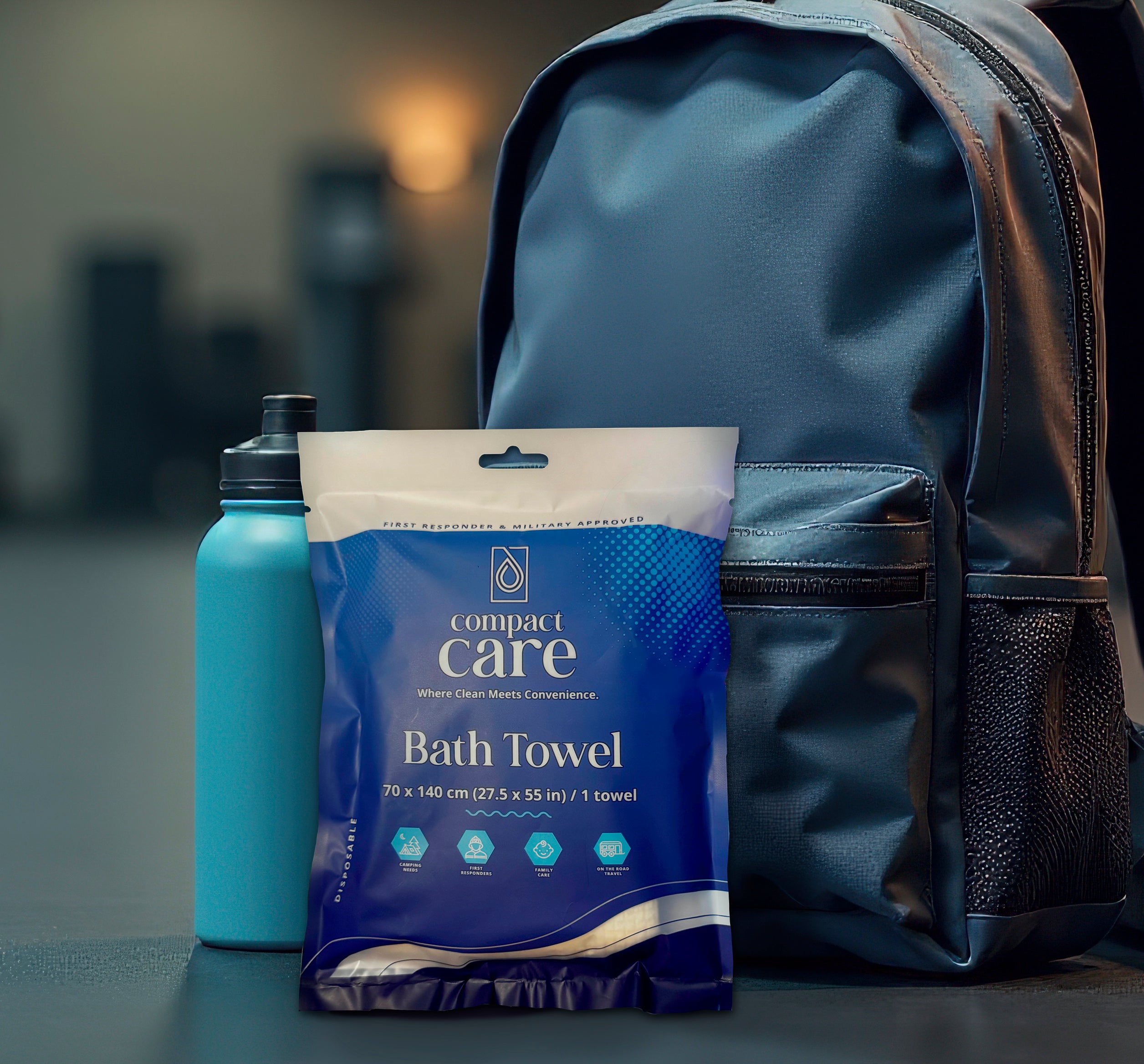 Compact Care Bath Towel