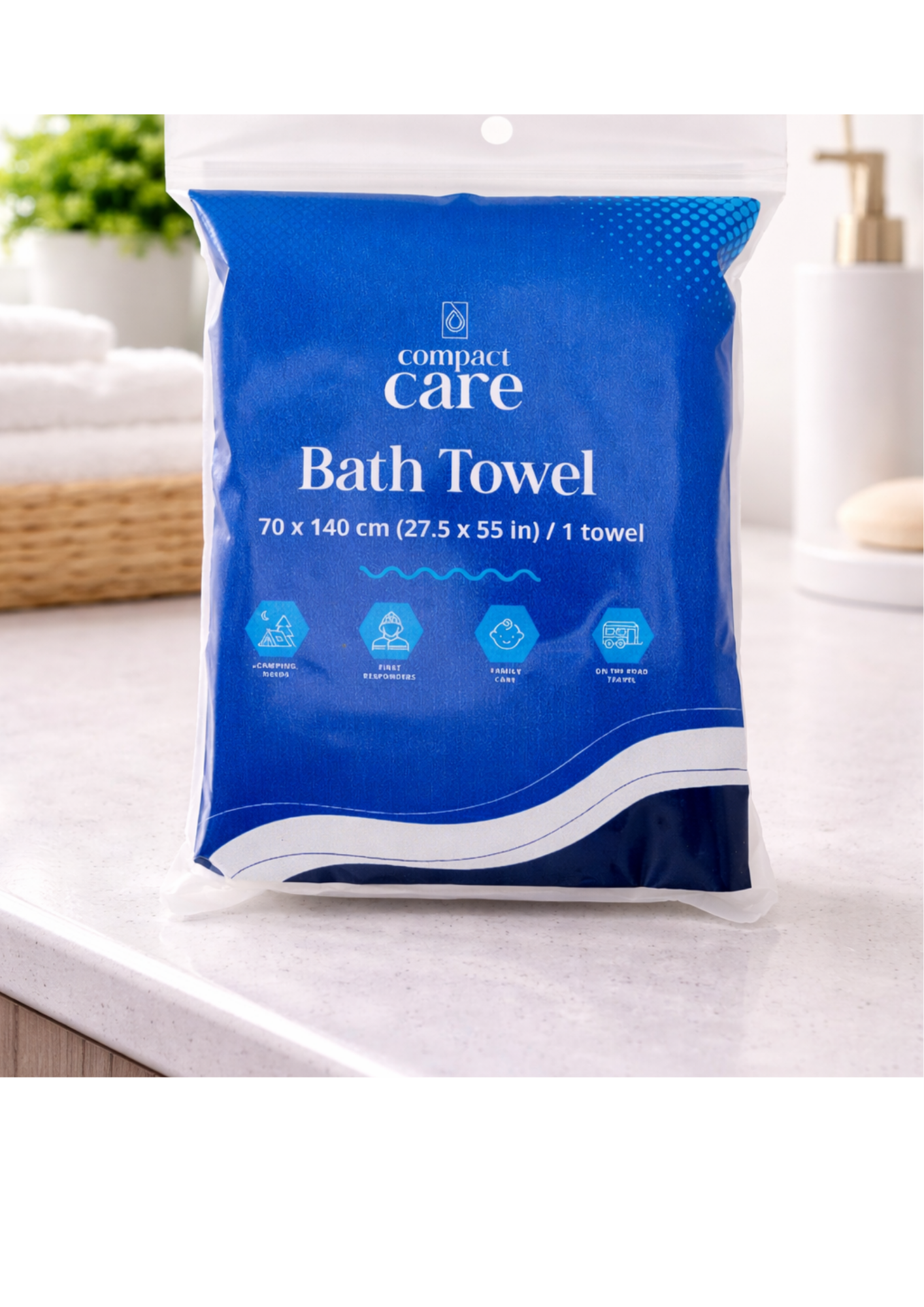 Compact Care Bath Towel (PCS)
